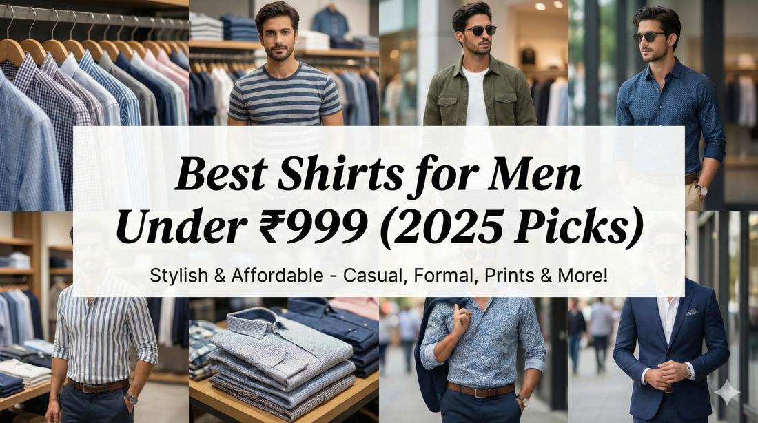 Best Shirts for Men Under ₹999 (2025 Picks)